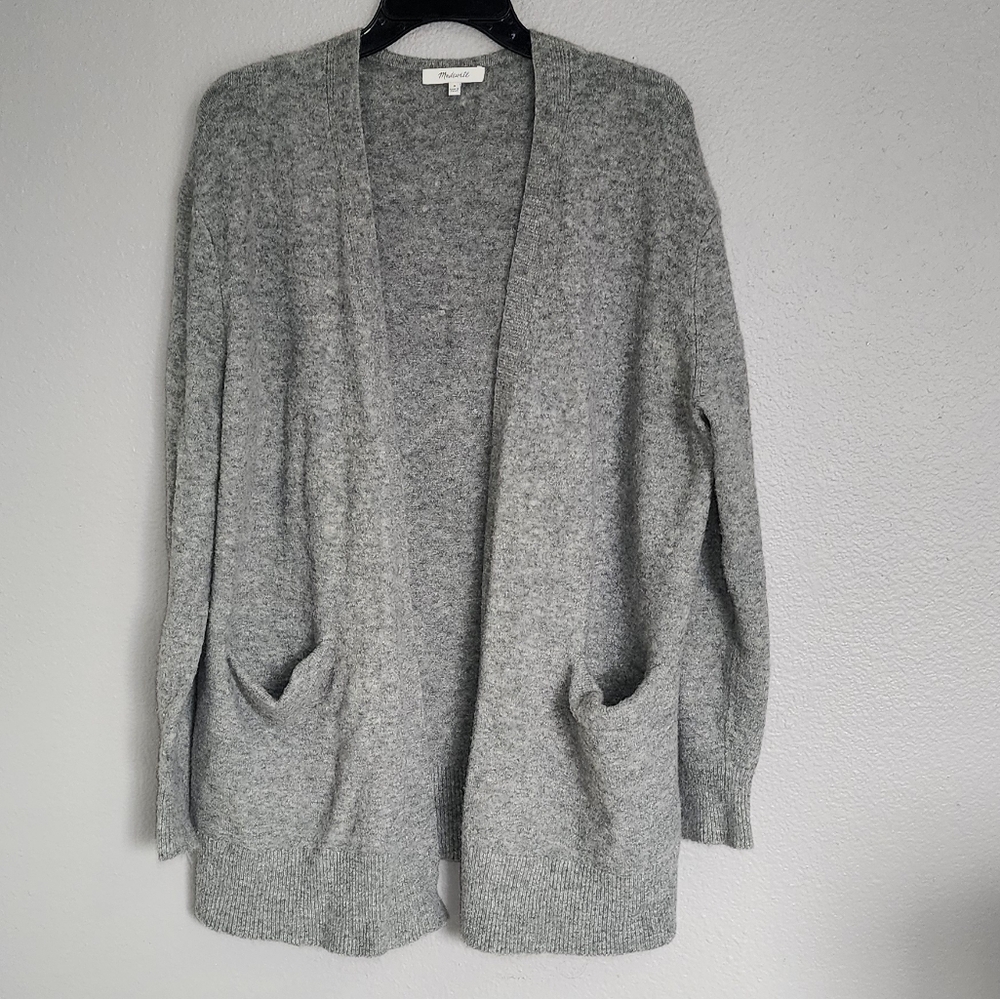 MADEWELL OPEN FRONT SWEATER CARDIGAN/ SIZE M